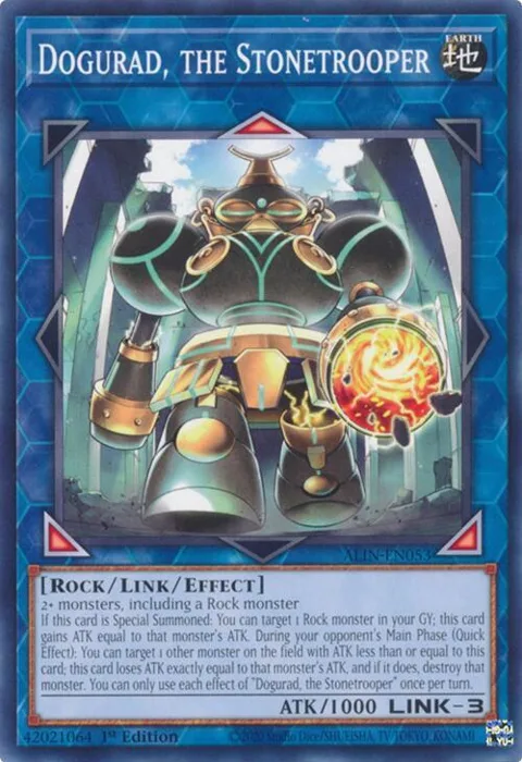 Dogurad, the Stonetrooper ALIN-EN053 Yu-Gi-Oh card from Alliance Insight