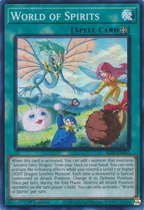 World of Spirits ALIN-EN055 Yu-Gi-Oh card from Alliance Insight