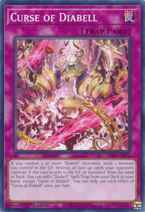 Curse of Diabell ALIN-EN072 Yu-Gi-Oh card from Alliance Insight