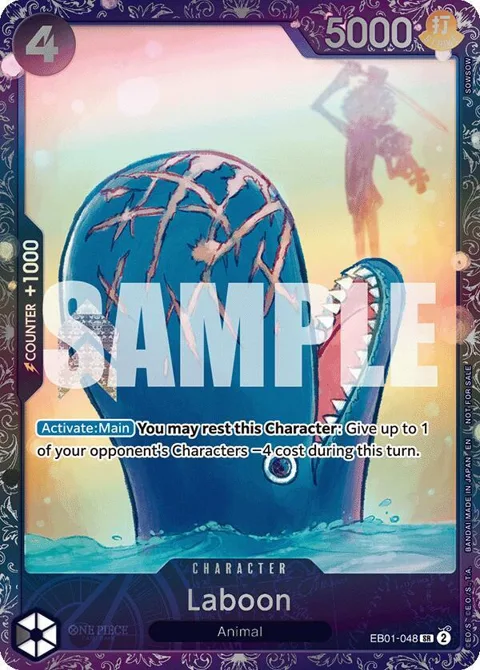 Laboon Treasure Cup 2025 EB01-048 One Piece card from One Piece Promotion Cards