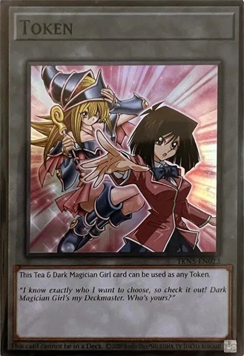Token: Tea & Dark Magician Girl TKN5-EN022 Yu-Gi-Oh card from Alliance Insight