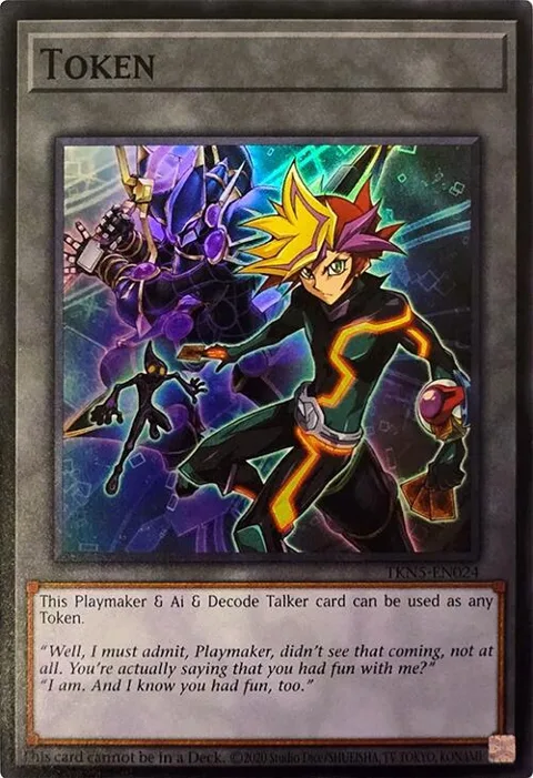 Token: Playmaker & Ai & Decode Talker TKN5-EN024 Yu-Gi-Oh card from Alliance Insight