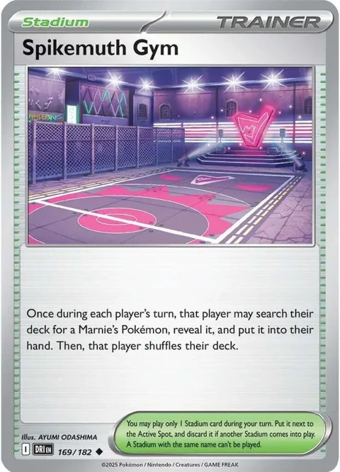 Spikemuth Gym #169/182 Pokémon card from Destined Rivals