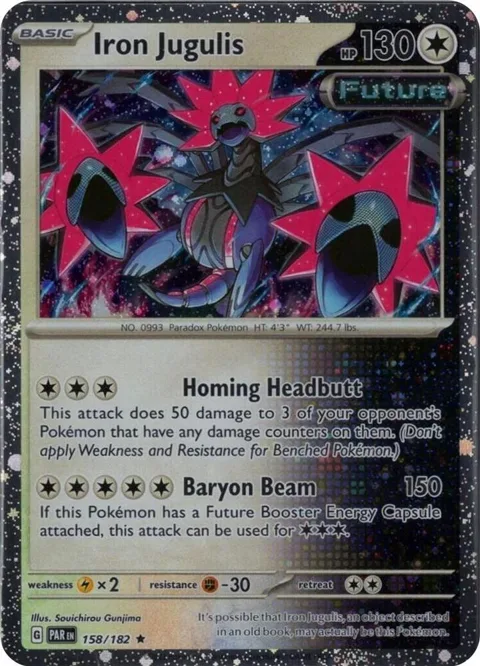 Iron Jugulis - 158/182 Cosmos Holo #158/182 Holofoil Pokémon card from Miscellaneous Cards & Products
