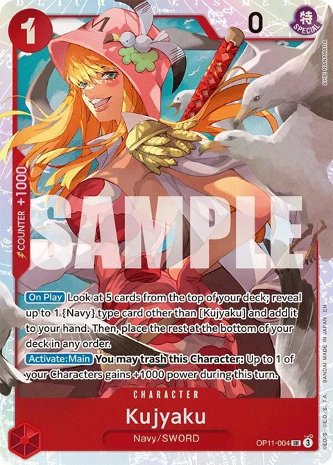 Kujyaku OP11-004 One Piece card from A Fist of Divine Speed