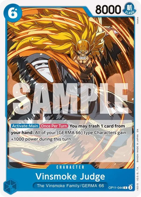 Vinsmoke Judge OP11-044 One Piece card from A Fist of Divine Speed