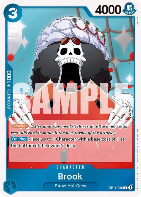Brook OP11-056 One Piece card from A Fist of Divine Speed