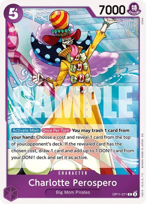 Charlotte Perospero OP11-071 OP11 One Piece card from A Fist of Divine Speed