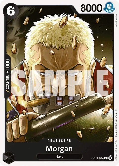 Morgan OP11-094 One Piece card from A Fist of Divine Speed