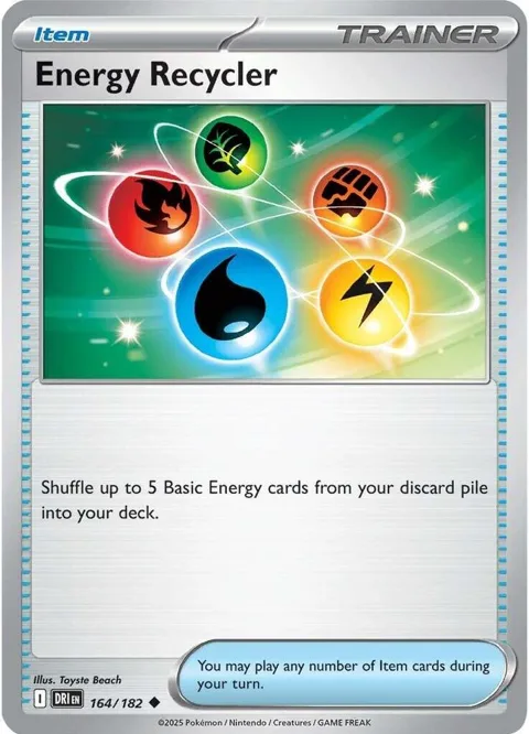 Energy Recycler #164/182 Pokémon card from Destined Rivals