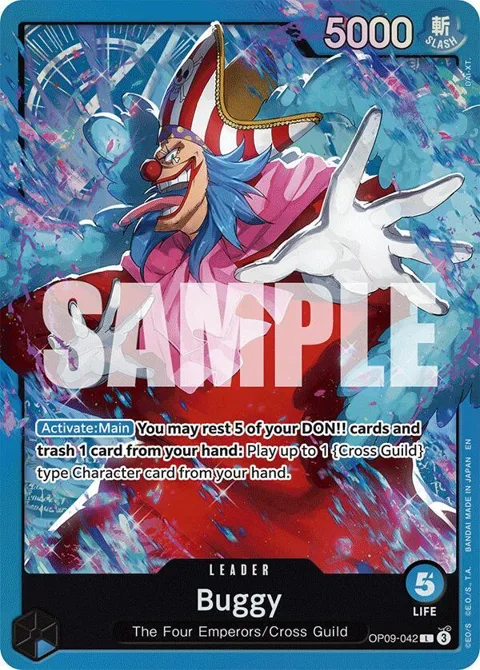 Buggy OP09-042 ST25 One Piece card from Starter Deck 25: BLUE Buggy