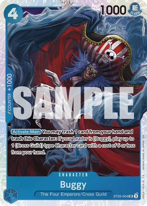 Buggy ST25-004 One Piece card from Starter Deck 25: BLUE Buggy