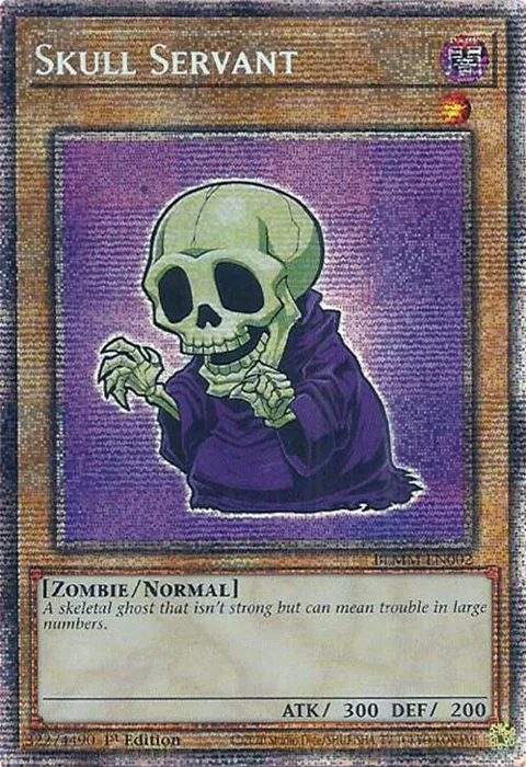 Skull Servant Starlight Rare BLMM-EN002 Yu-Gi-Oh card from Battles of Legend: Monster Mayhem
