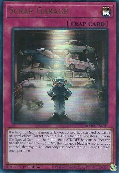 Scrap Garage BLMM-EN030 Yu-Gi-Oh card from Battles of Legend: Monster Mayhem