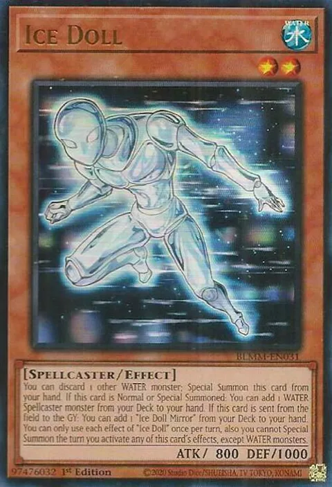Ice Doll BLMM-EN031 Yu-Gi-Oh card from Battles of Legend: Monster Mayhem