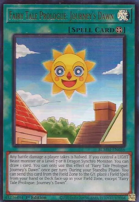 Fairy Tale Prologue: Journey's Dawn BLMM-EN036 Yu-Gi-Oh card from Battles of Legend: Monster Mayhem