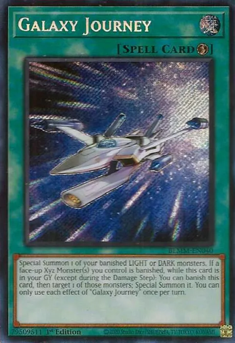 Galaxy Journey BLMM-EN040 Yu-Gi-Oh card from Battles of Legend: Monster Mayhem