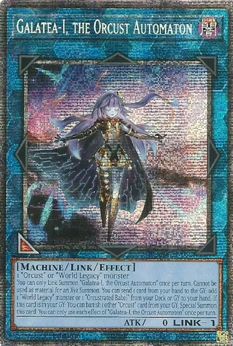 Galatea-i, the Orcust Automaton Starlight Rare BLMM-EN052 Yu-Gi-Oh card from Battles of Legend: Monster Mayhem