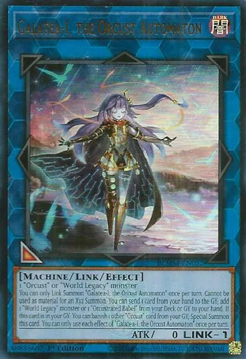 Galatea-i, the Orcust Automaton BLMM-EN052 Yu-Gi-Oh card from Battles of Legend: Monster Mayhem