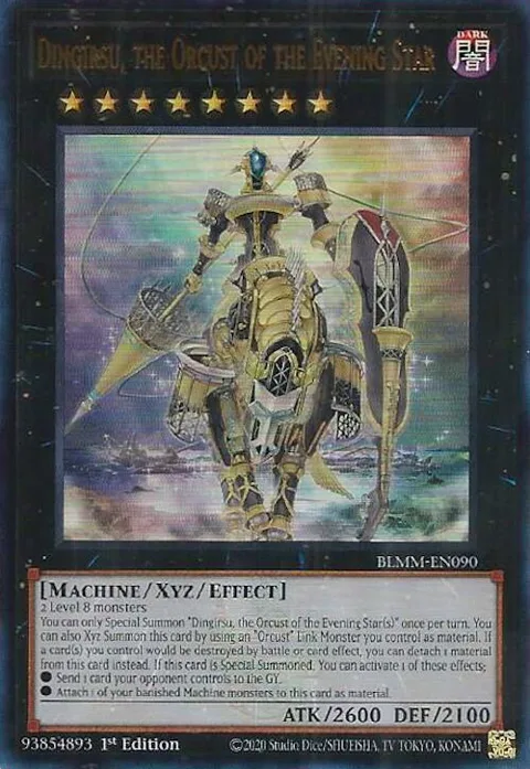 Dingirsu, the Orcust of the Evening Star BLMM-EN090 Yu-Gi-Oh card from Battles of Legend: Monster Mayhem