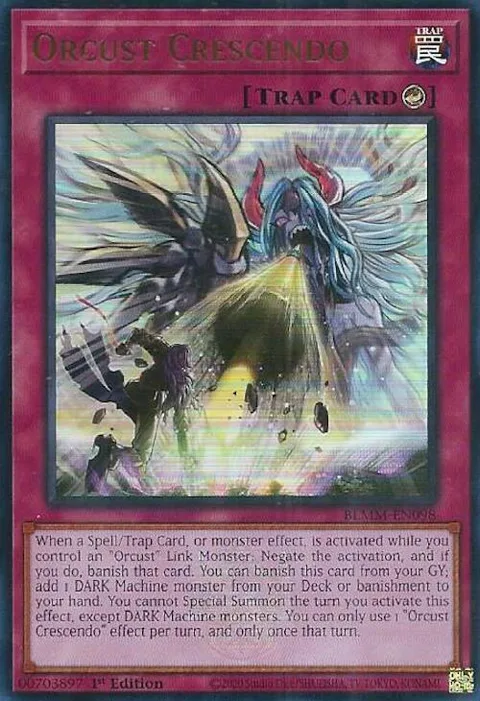 Orcust Crescendo BLMM-EN098 Yu-Gi-Oh card from Battles of Legend: Monster Mayhem