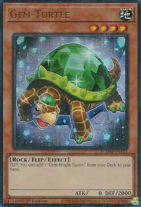 Gem-Turtle BLMM-EN111 Yu-Gi-Oh card from Battles of Legend: Monster Mayhem