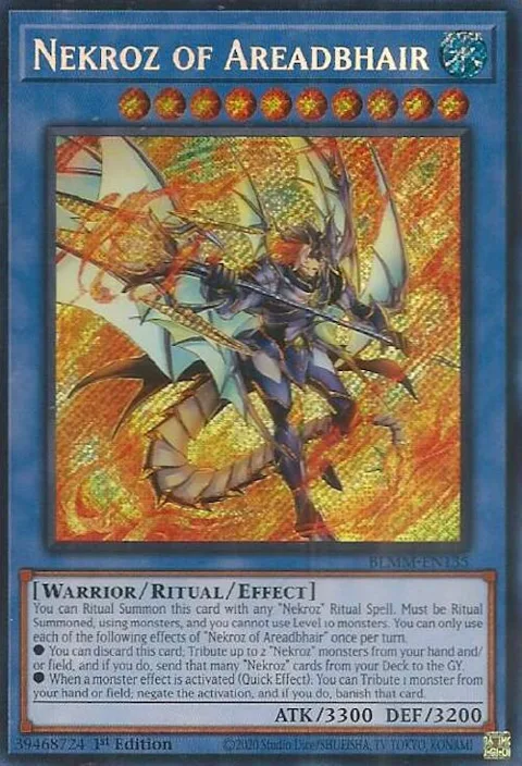 Nekroz of Areadbhair BLMM-EN135 Yu-Gi-Oh card from Battles of Legend: Monster Mayhem