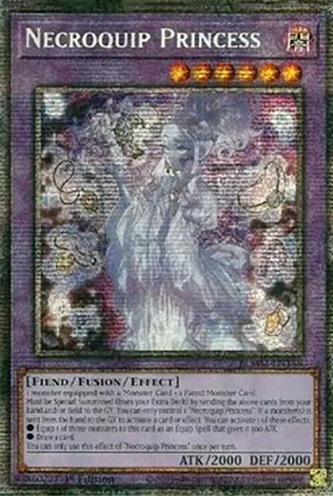 Necroquip Princess Starlight Rare BLMM-EN146 Yu-Gi-Oh card from Battles of Legend: Monster Mayhem