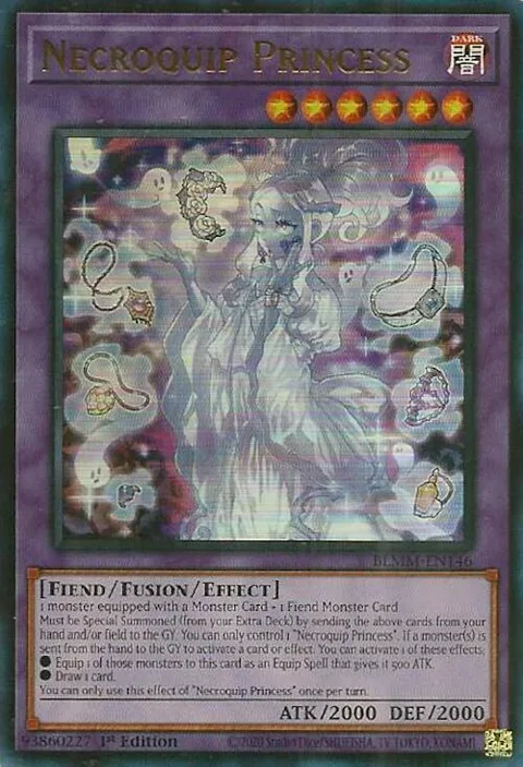 Necroquip Princess BLMM-EN146 Yu-Gi-Oh card from Battles of Legend: Monster Mayhem