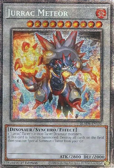 Jurrac Meteor Starlight Rare BLMM-EN150 Yu-Gi-Oh card from Battles of Legend: Monster Mayhem