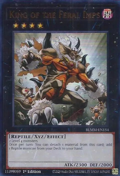 King of the Feral Imps BLMM-EN154 Yu-Gi-Oh card from Battles of Legend: Monster Mayhem