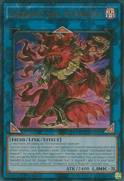 Unchained Soul of Anguish BLMM-EN158 Yu-Gi-Oh card from Battles of Legend: Monster Mayhem