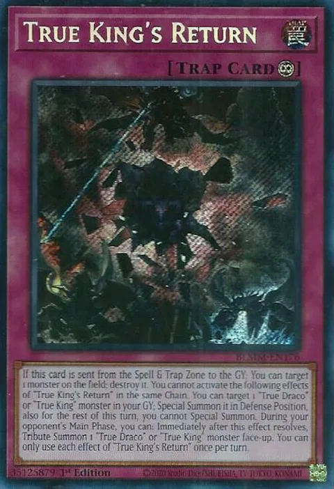 True King's Return BLMM-EN176 Yu-Gi-Oh card from Battles of Legend: Monster Mayhem