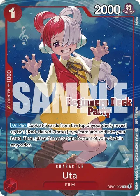 Uta Beginners Deck Party [ST-23] - [ST-28] Winner Pack OP09-002 One Piece card from One Piece Promotion Cards