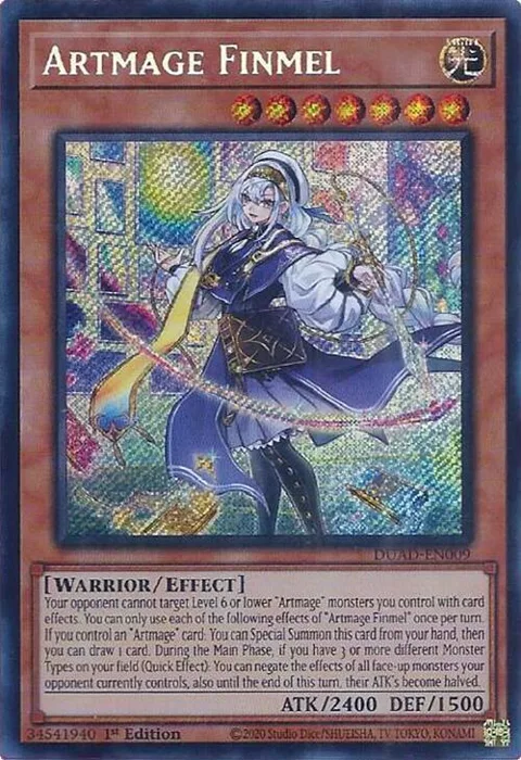Artmage Finmel DUAD-EN009 Yu-Gi-Oh card from Duelist's Advance