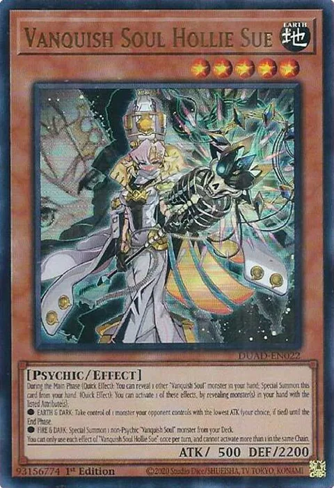 Vanquish Soul Hollie Sue DUAD-EN022 Yu-Gi-Oh card from Duelist's Advance