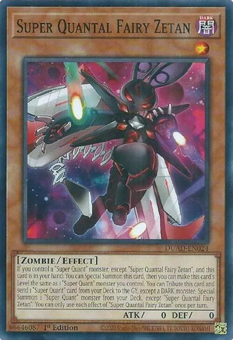 Super Quantal Fairy Zetan DUAD-EN024 Yu-Gi-Oh card from Duelist's Advance