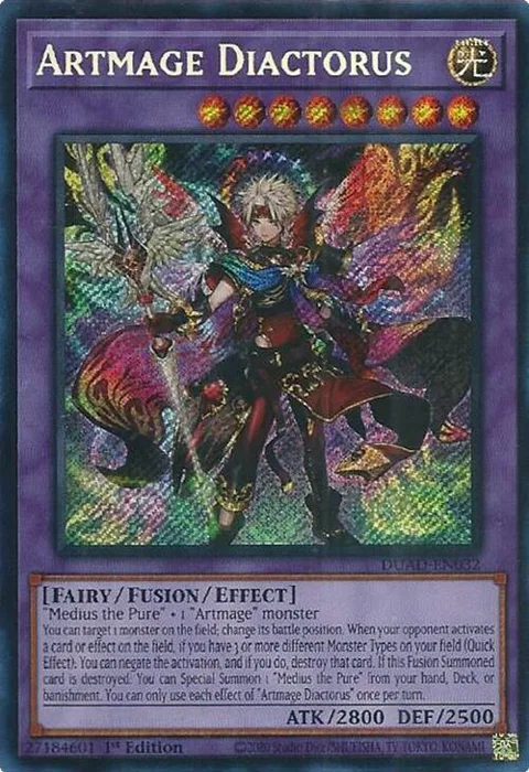 Artmage Diactorus DUAD-EN032 Yu-Gi-Oh card from Duelist's Advance