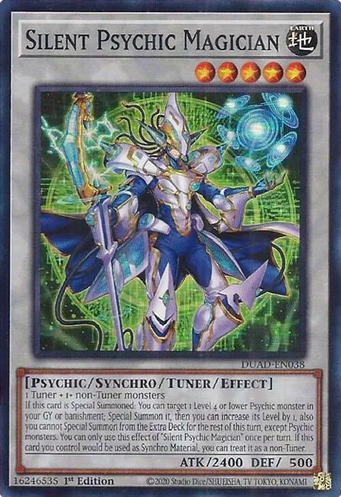 Silent Psychic Magician DUAD-EN038 Yu-Gi-Oh card from Duelist's Advance
