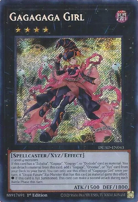 Gagagaga Girl DUAD-EN043 Yu-Gi-Oh card from Duelist's Advance