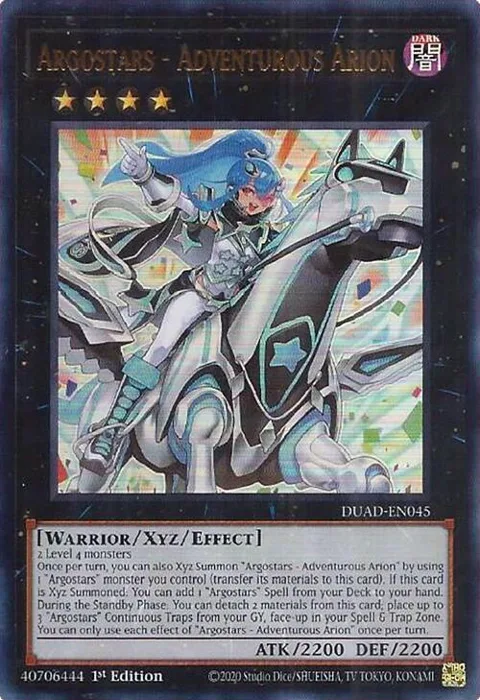 Argostars - Adventurous Arion DUAD-EN045 Yu-Gi-Oh card from Duelist's Advance