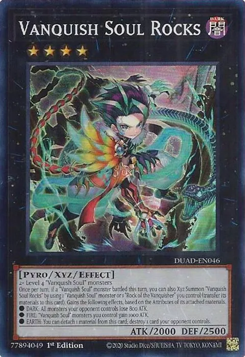 Vanquish Soul Rocks DUAD-EN046 Yu-Gi-Oh card from Duelist's Advance