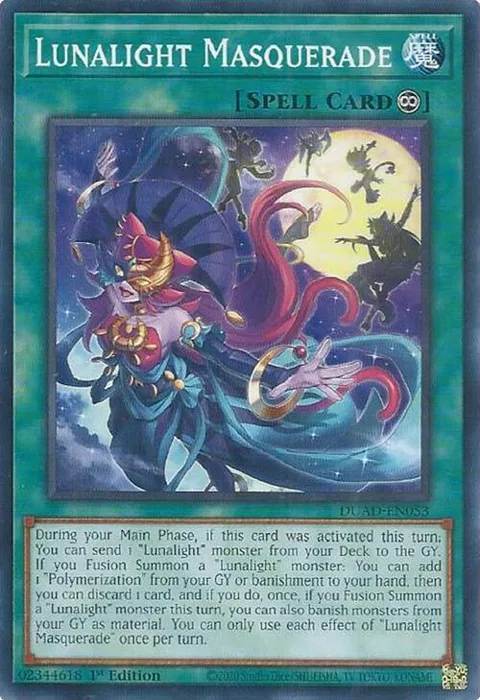 Lunalight Masquerade DUAD-EN053 Yu-Gi-Oh card from Duelist's Advance