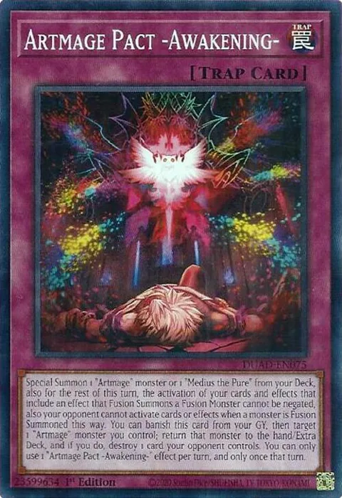 Artmage Pact -Awakening- DUAD-EN075 Yu-Gi-Oh card from Duelist's Advance