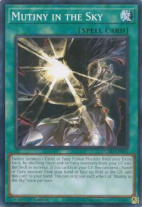 Mutiny in the Sky DUAD-EN083 Yu-Gi-Oh card from Duelist's Advance