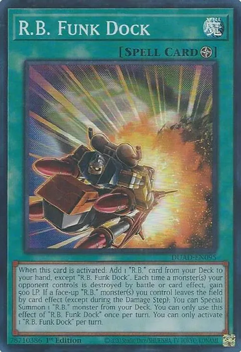 R.B. Funk Dock DUAD-EN095 Yu-Gi-Oh card from Duelist's Advance
