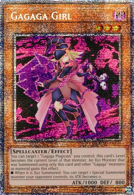 Gagaga Girl Alt Art DUAD-EN101 Yu-Gi-Oh card from Duelist's Advance