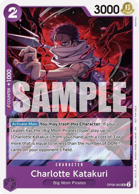 Charlotte Katakuri Tournament Pack 2025 Vol. 3 OP08-062 One Piece card from One Piece Promotion Cards