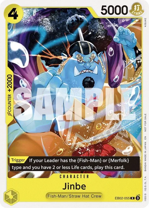 Jinbe Tournament Pack 2025 Vol. 3 EB02-055 One Piece card from One Piece Promotion Cards