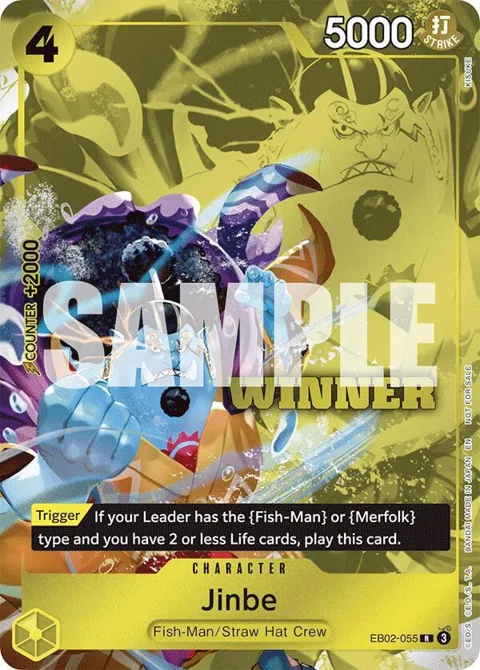 Jinbe Winner Pack 2025 Vol. 3 EB02-055 One Piece card from One Piece Promotion Cards